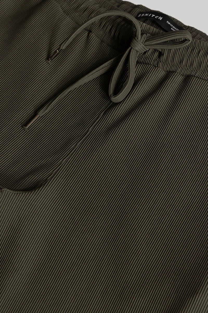 Pockethrive Olive Corduroy Cargo Pant