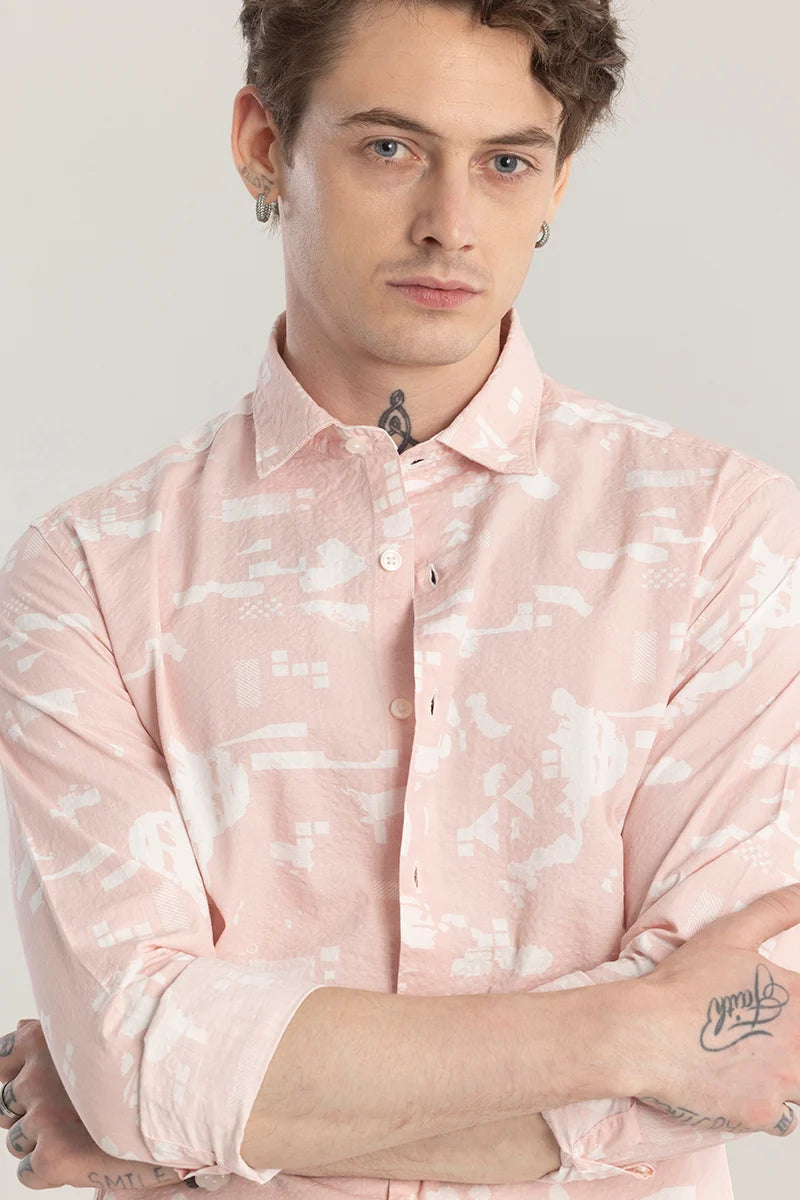 Pixelique Pink Shirt