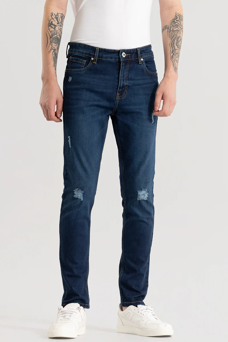 Denity Slim Fit Denim Blue Jeans