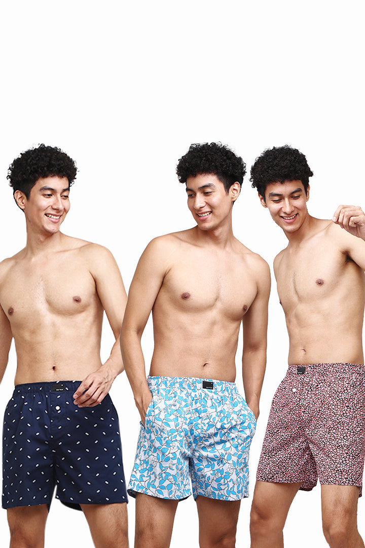 Joye Pack of 3 Cotton Boxer