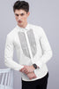 White Beaded Designer Shirt - SNITCH