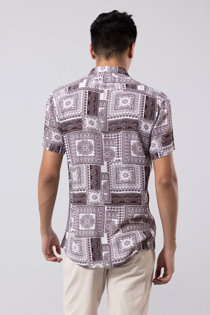 Pacific Art Brown Shirt