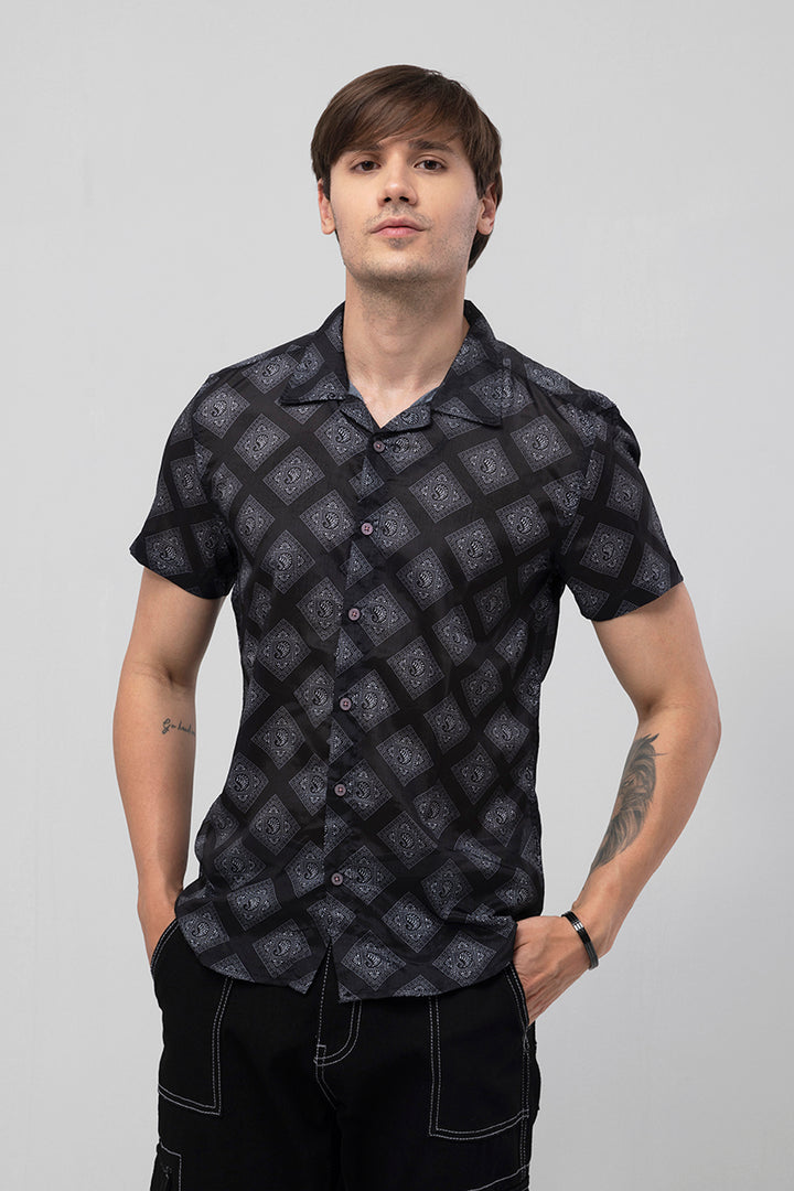 Geometry Azrak Black Shirt