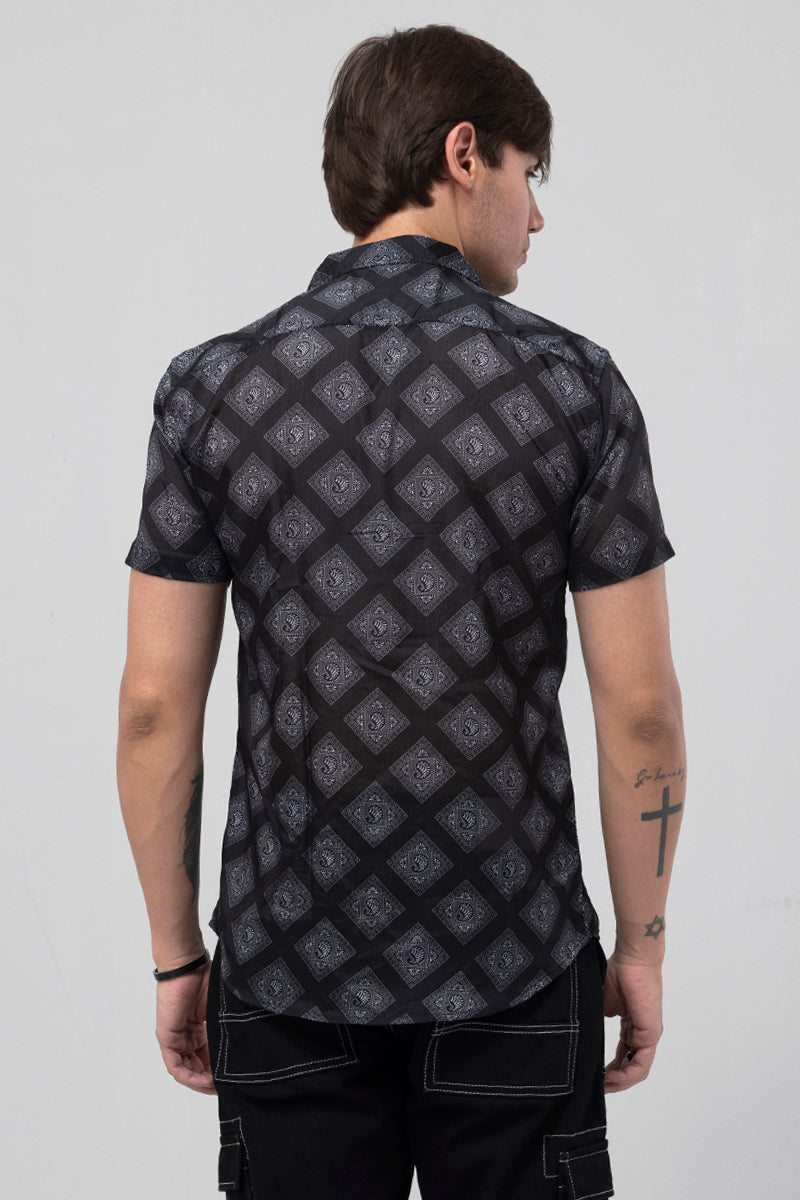 Geometry Azrak Black Shirt