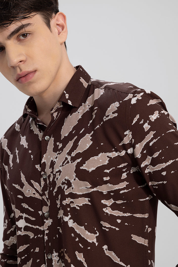 Splish Splash Brown Shirt