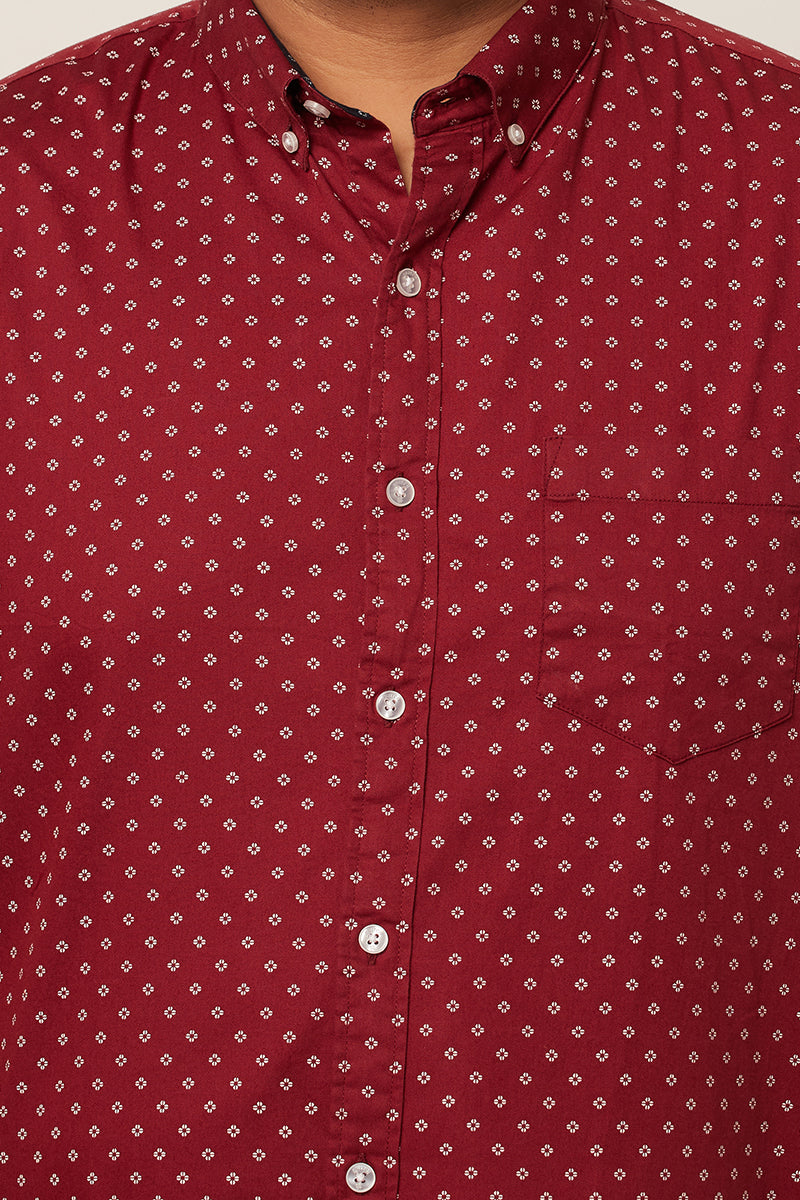 Coco Floral Red Shirt - SNITCH