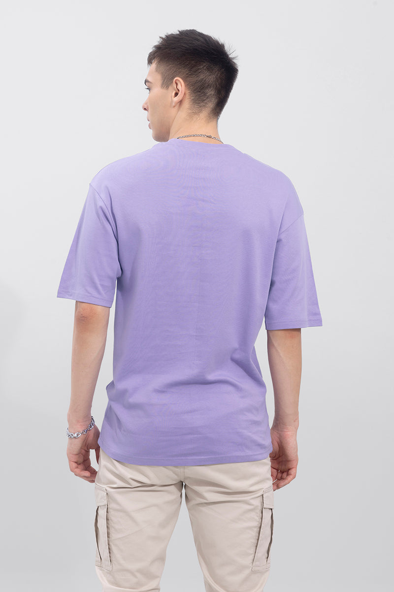 Skaters Lavender Oversized T-Shirt