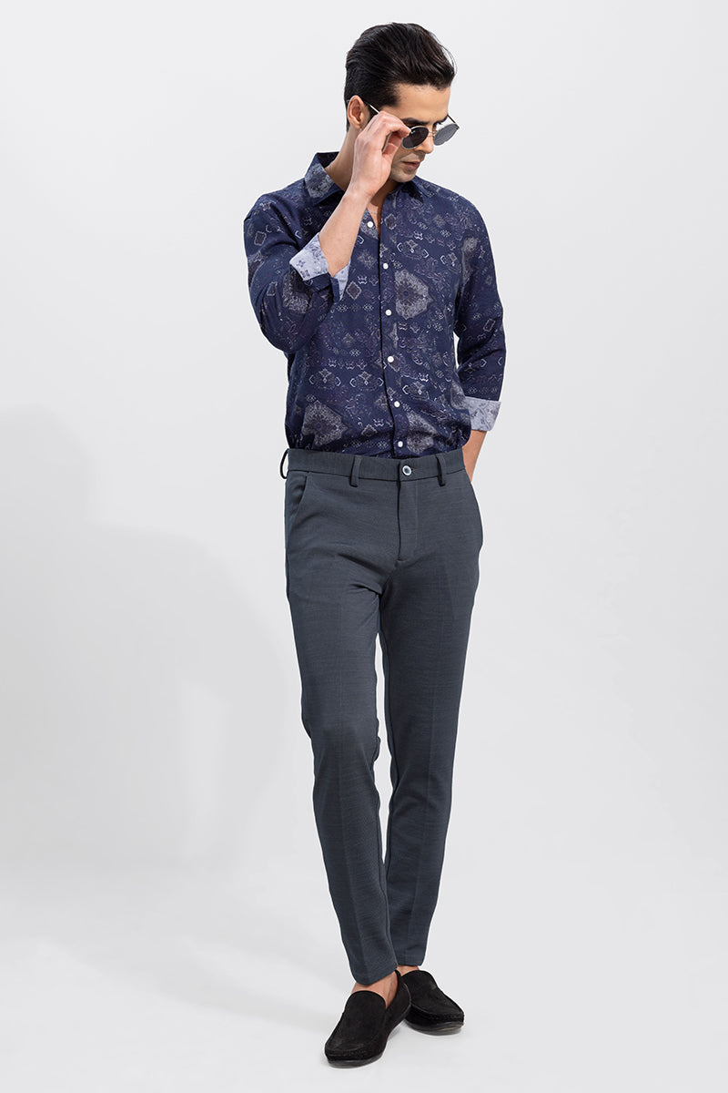 Buy Steel Grey Trousers & Pants for Men by NETWORK Online | Ajio.com