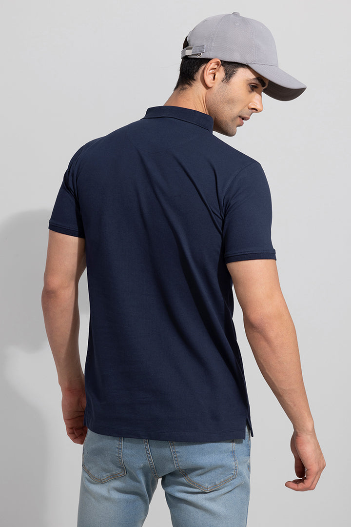 The Shishu Navy Polo T-Shirt