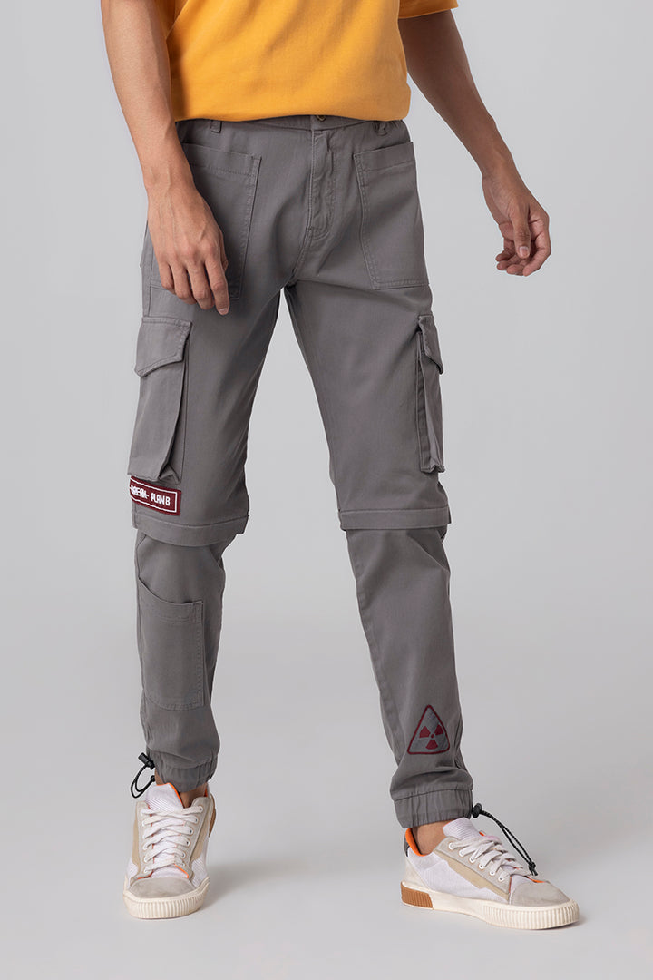 Functional Grey Cargo Pant