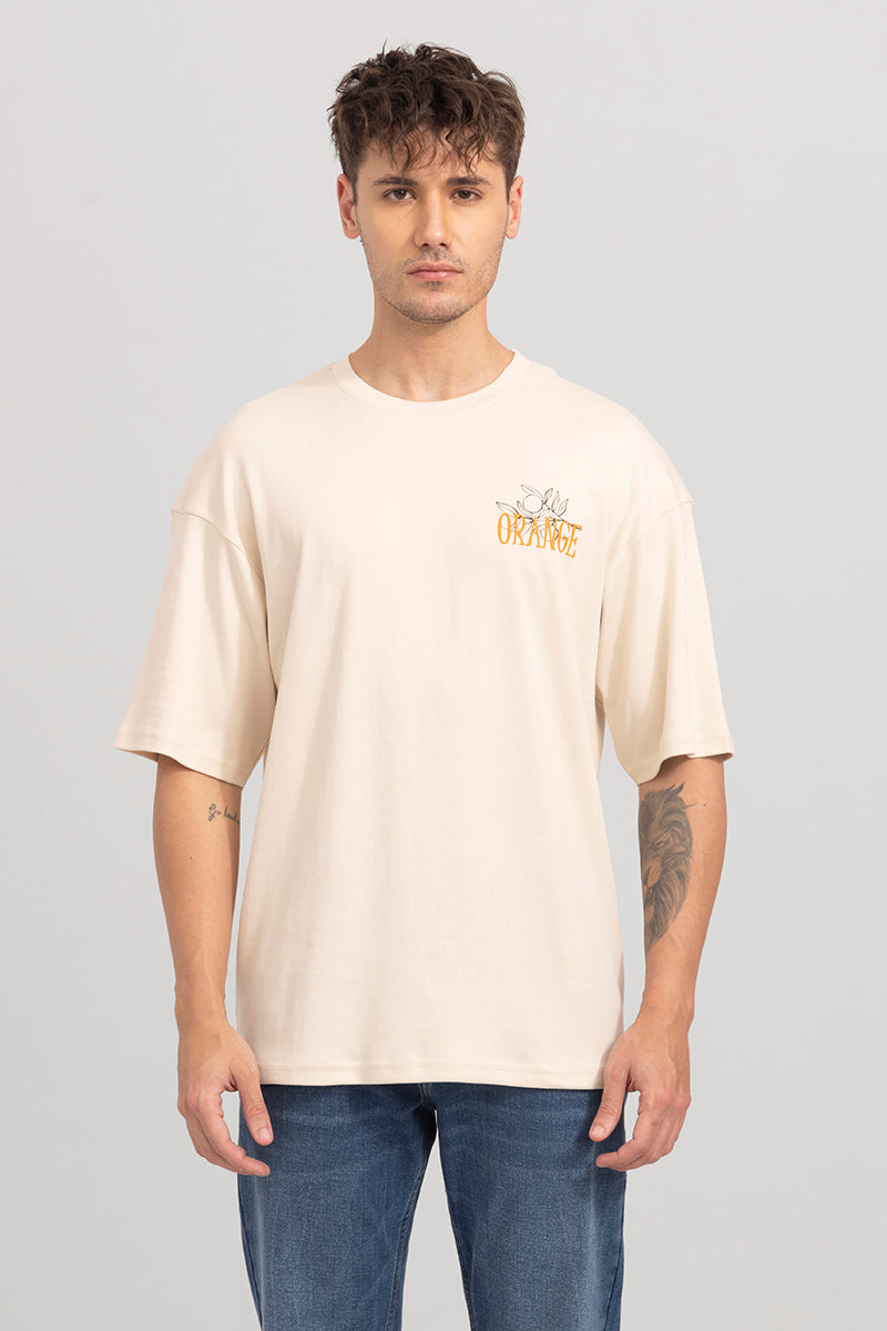 Squeeze Cream Oversized T-Shirt