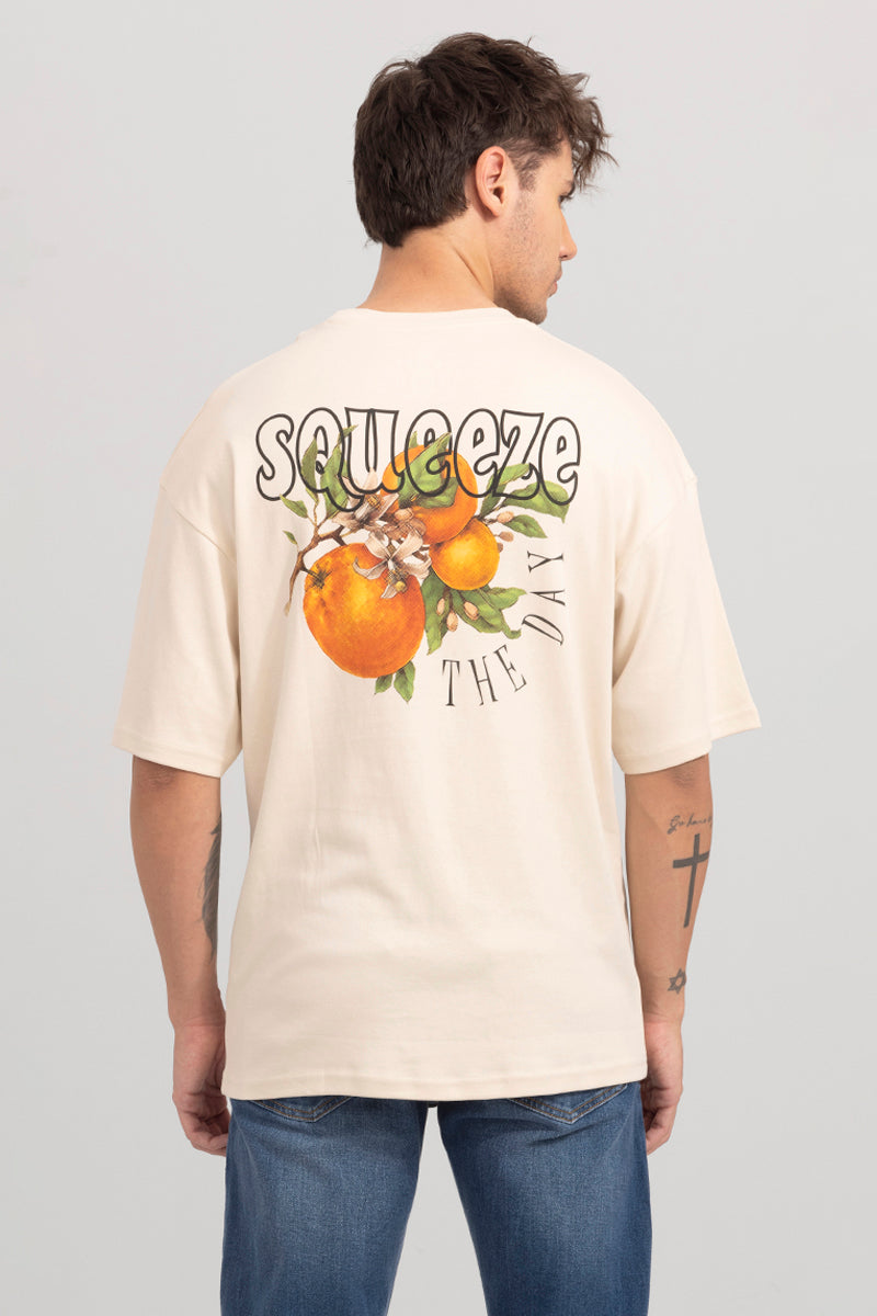 Squeeze Cream Oversized T-Shirt