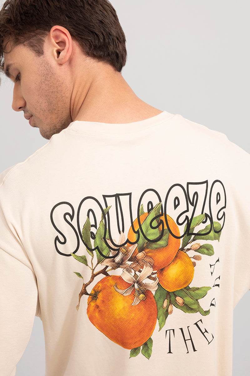 Squeeze Cream Oversized T-Shirt