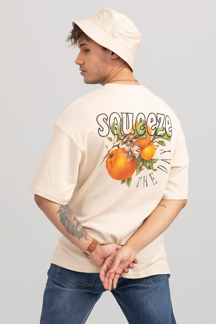 Squeeze Cream Oversized T-Shirt