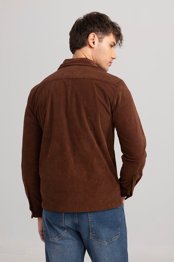 Artic Brown Corduroy Overshirt