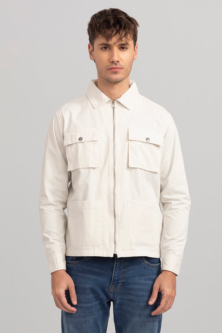 Shakky Off-White Overshirt