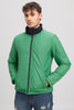 Navy & Green Reversible Puffer Jacket