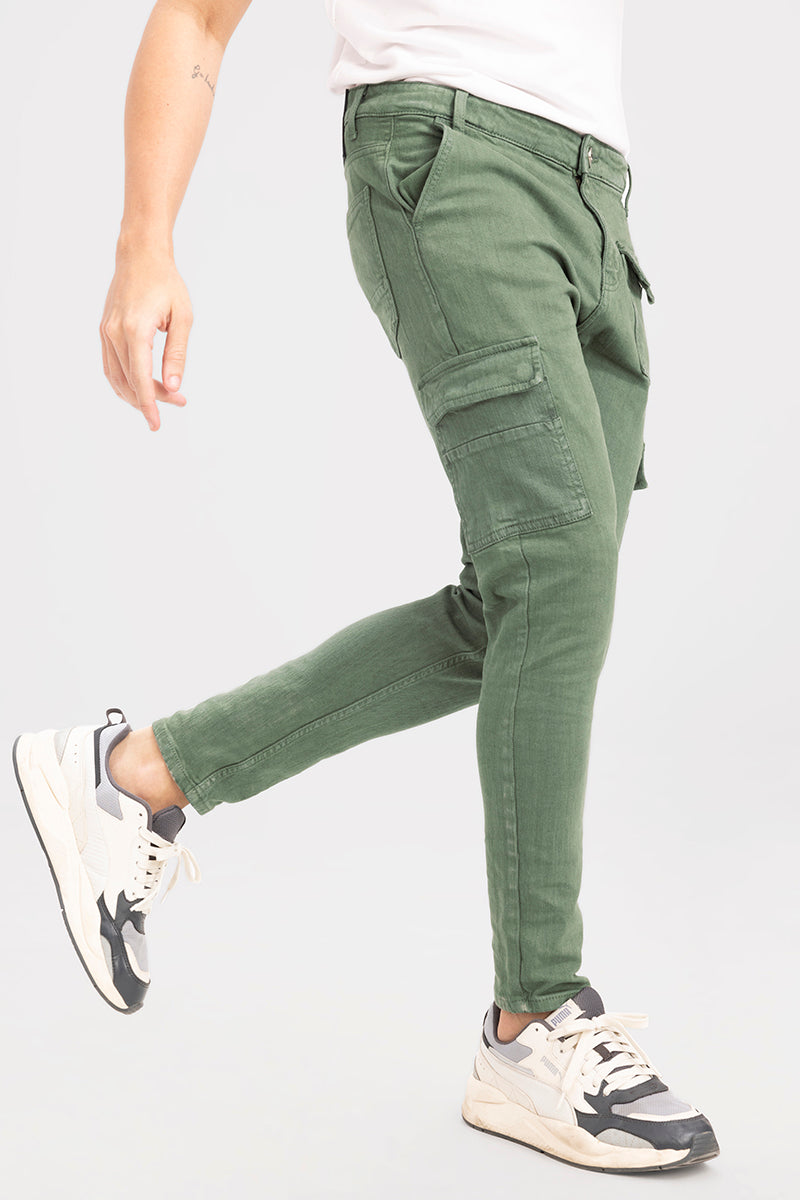 Xavie Green Cargo Jeans