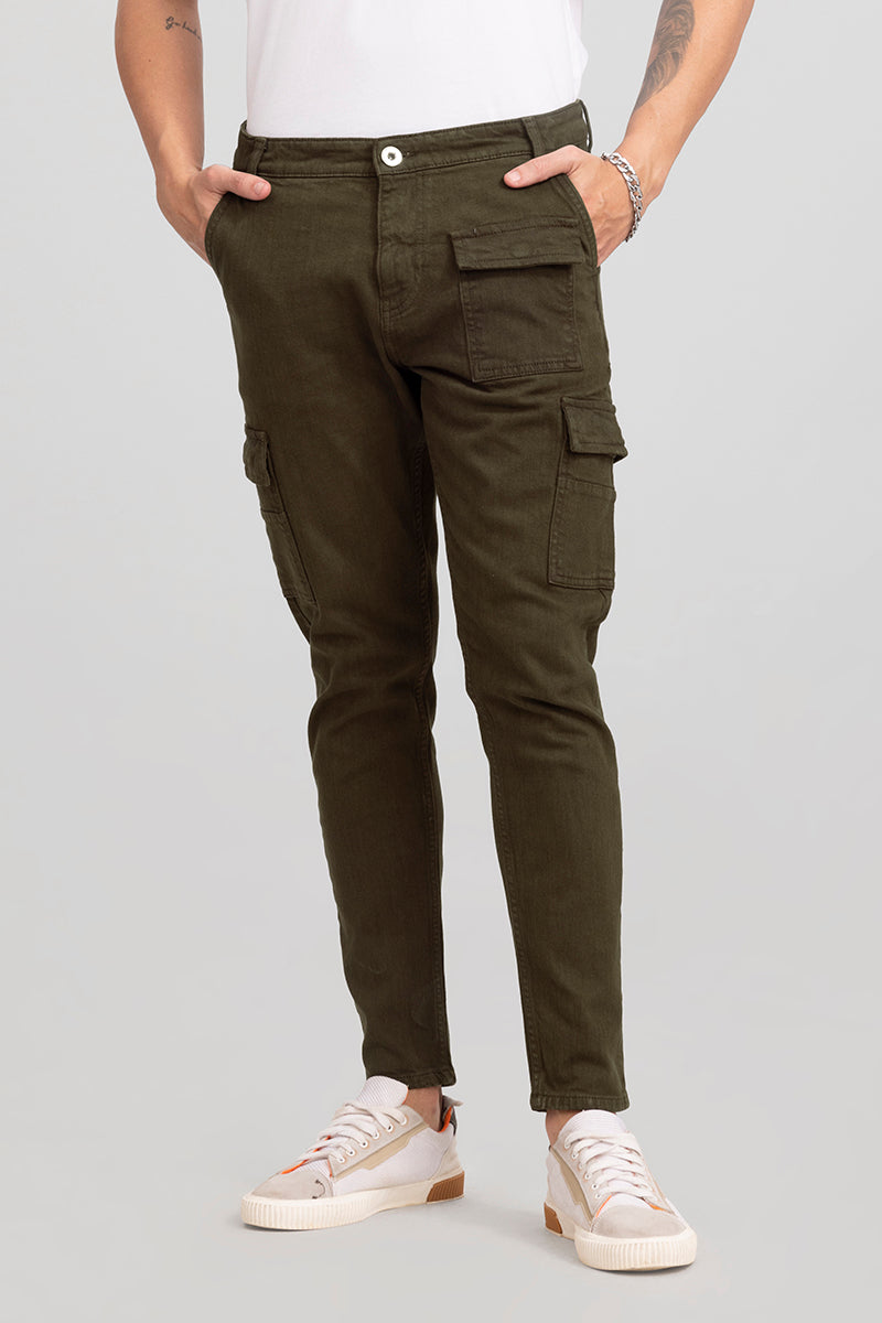 Xavie Brown Cargo Jeans