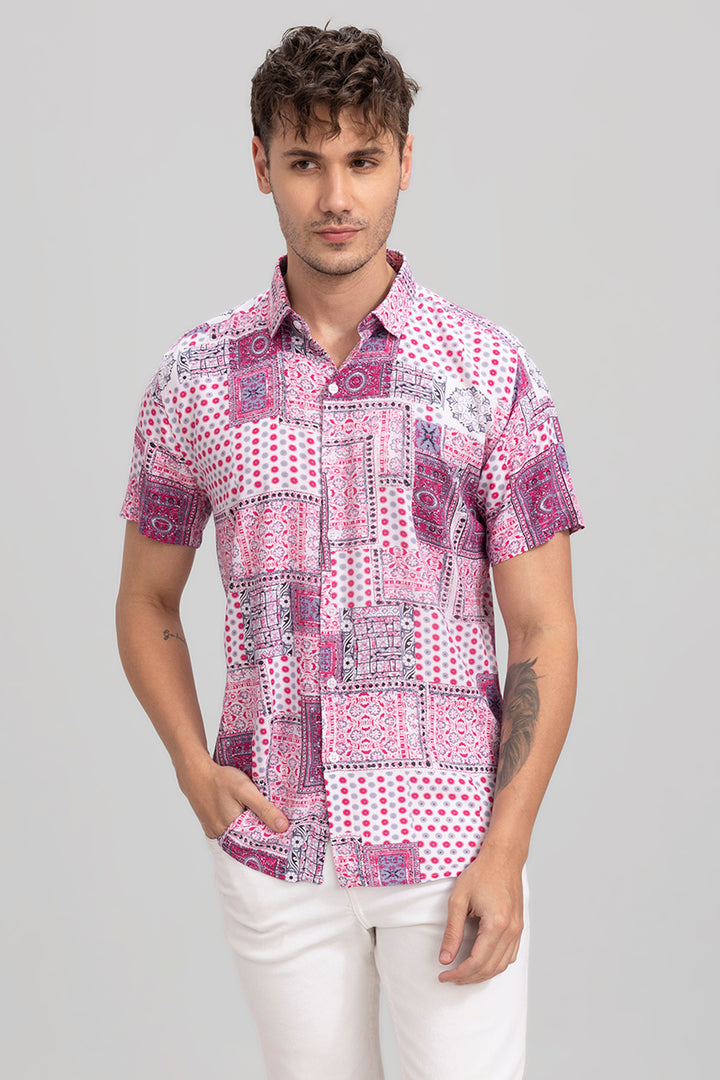 Baroque Bandana Pink Shirt