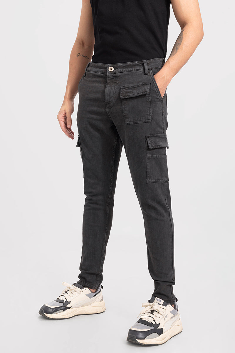 Xavie Grey Cargo Jeans