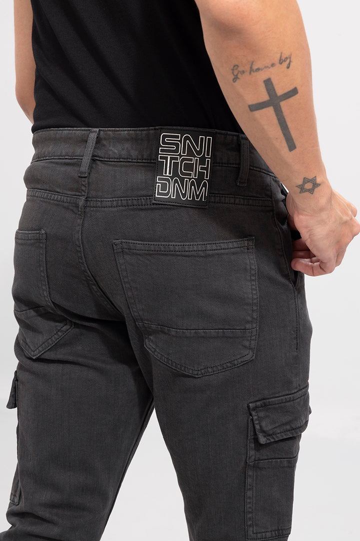 Xavie Grey Cargo Jeans