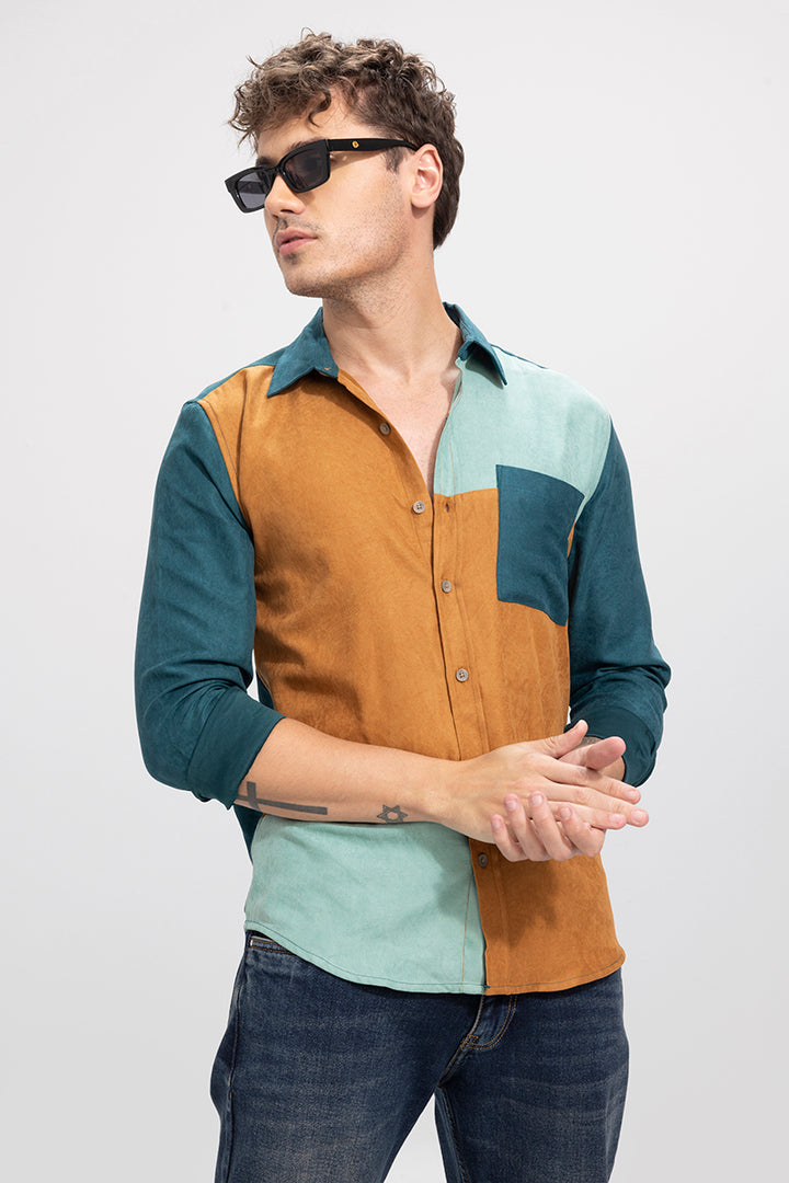 Twocut Mustard Cord Shirt