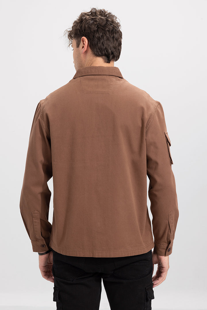 Roxie Brown Overshirt