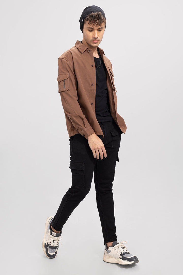 Roxie Brown Overshirt