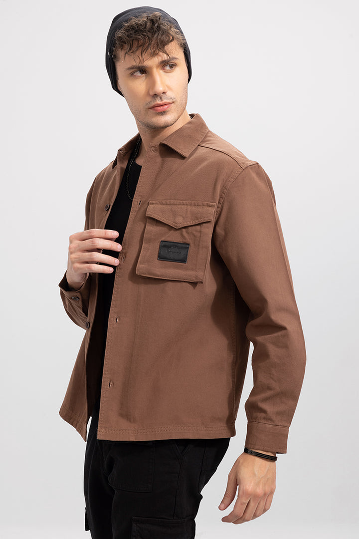 Roxie Brown Overshirt