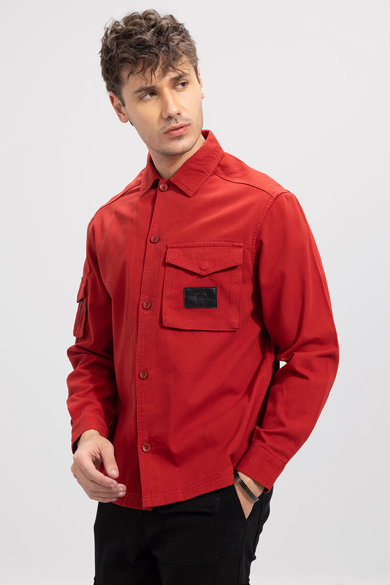 Roxie Red Overshirt