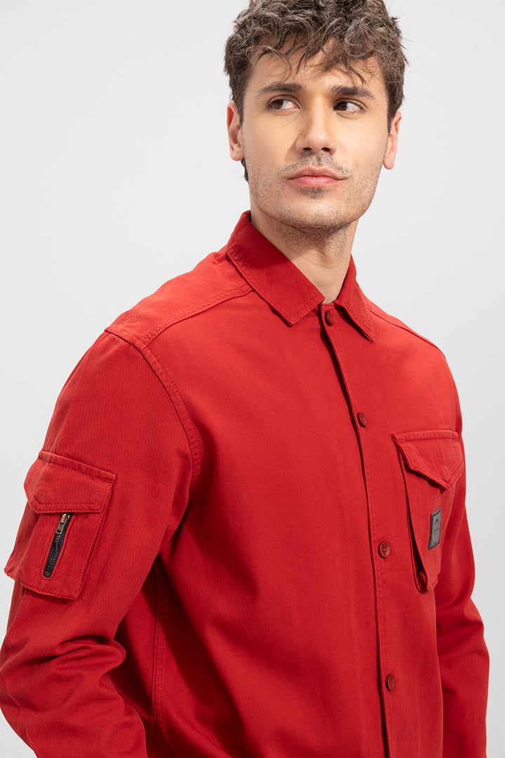 Roxie Red Overshirt