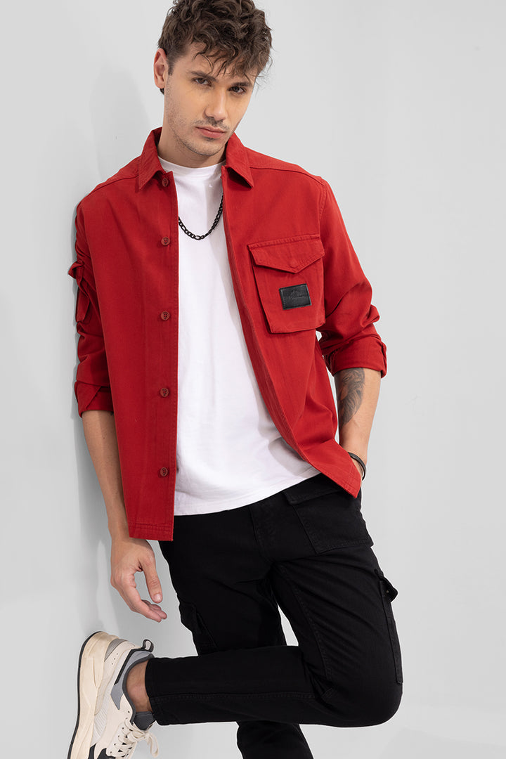 Roxie Red Overshirt