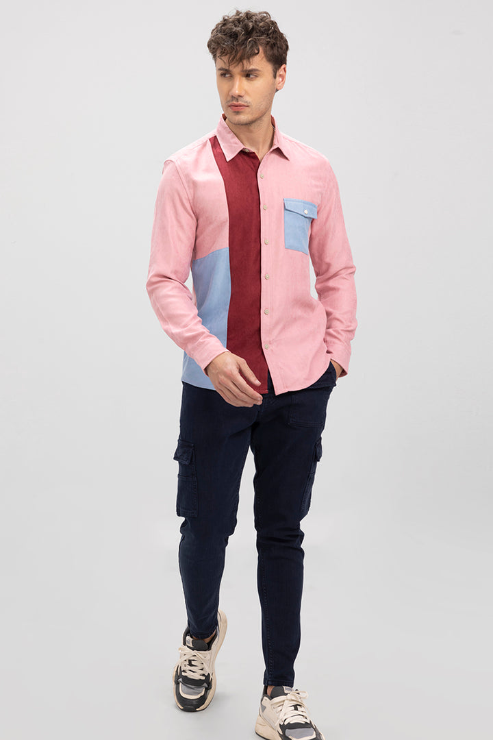 Stack Pink Cord Shirt