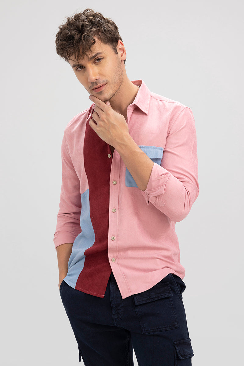 Stack Pink Cord Shirt