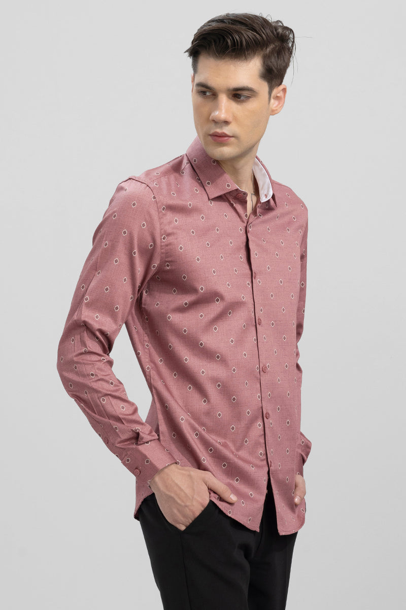 Irish Diamond Peach Shirt