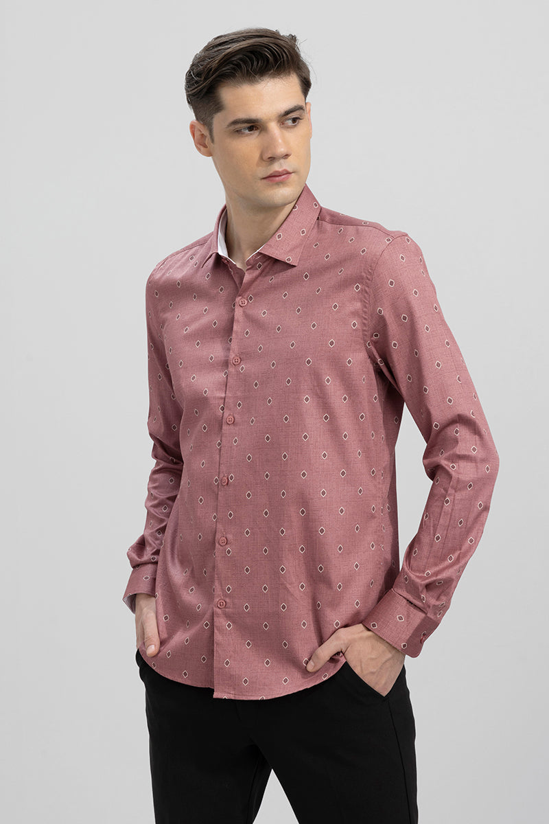 Irish Diamond Peach Shirt