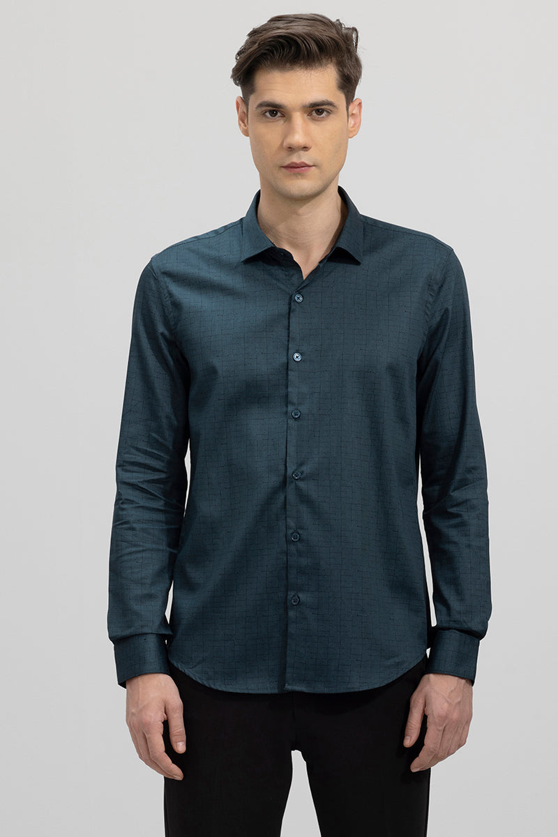 Valvera Teal Blue Shirt