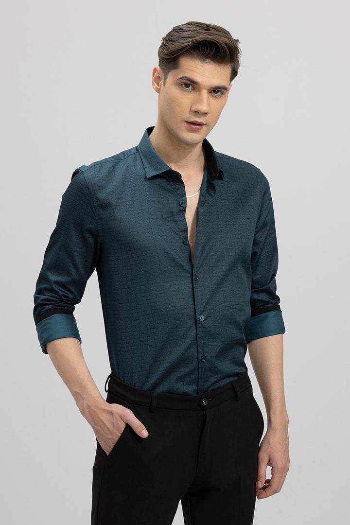 Valvera Teal Blue Shirt