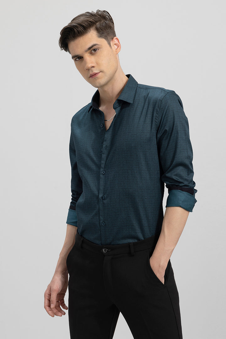 Valvera Teal Blue Shirt