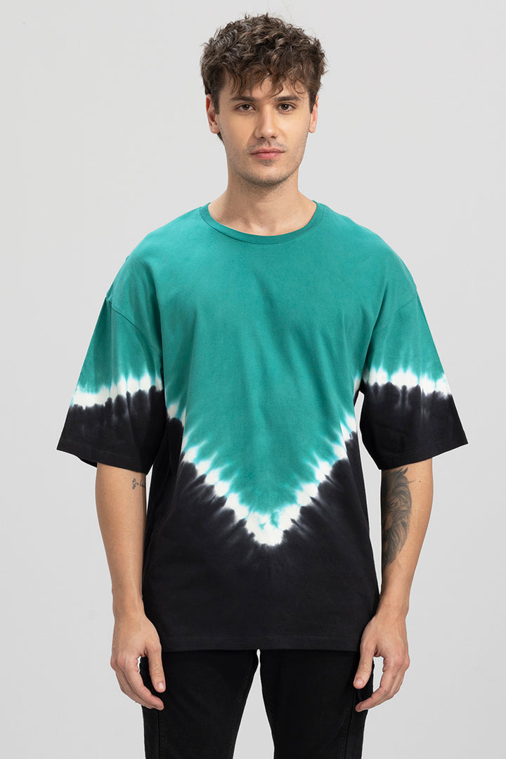 Smile Green Oversized T-Shirt