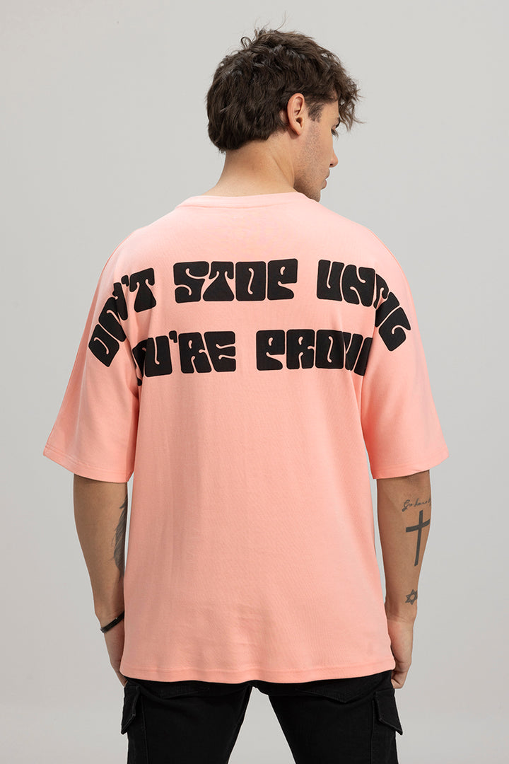 Dont Stop Pink Oversized T-Shirt