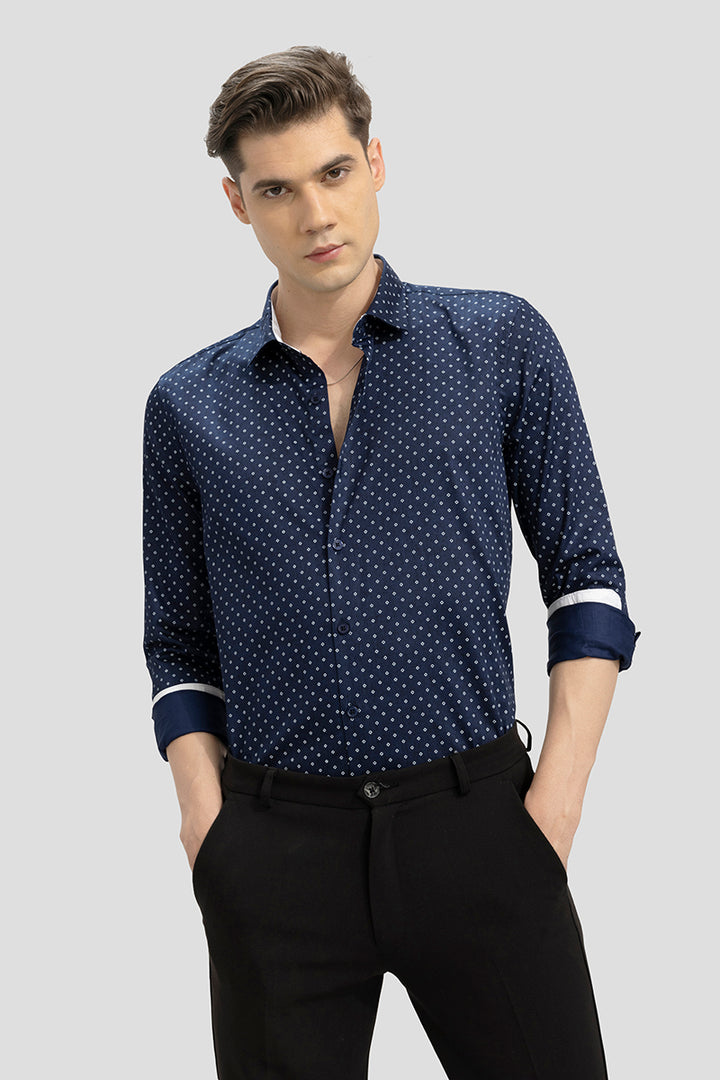 Bandish Navy Shirt