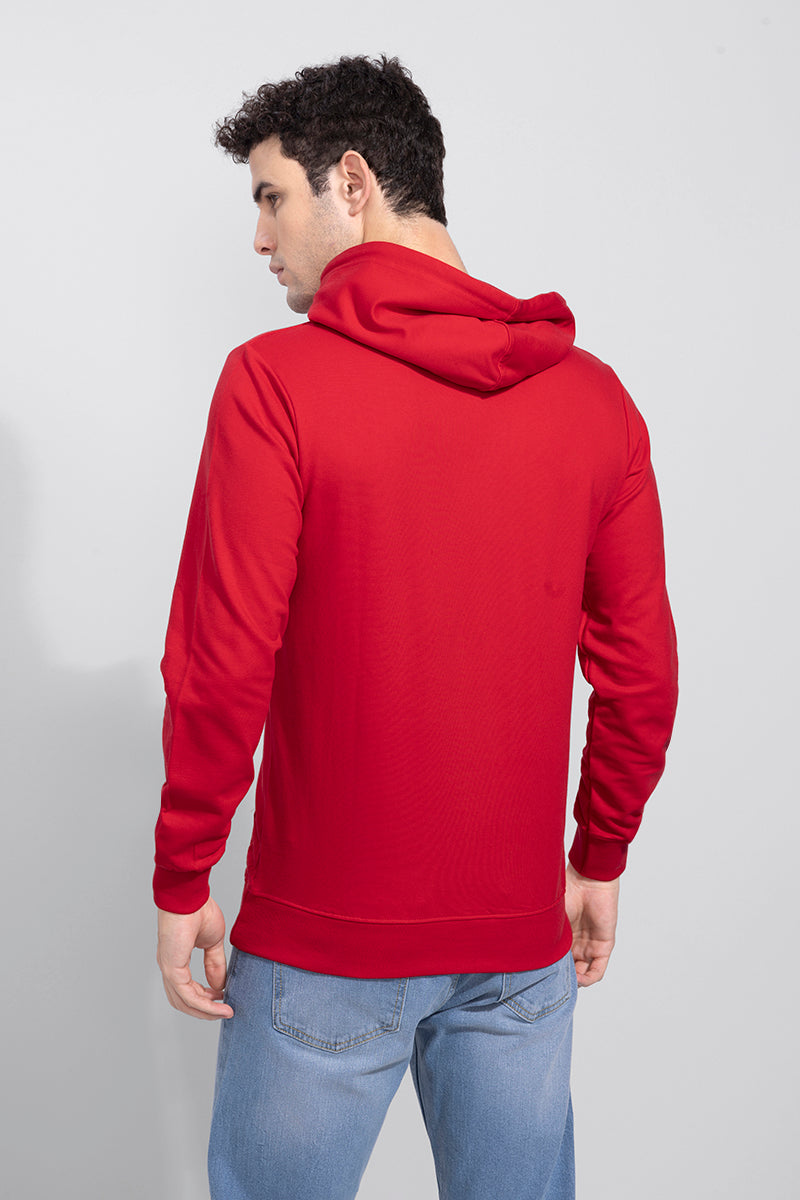 Solid Red Hoodie