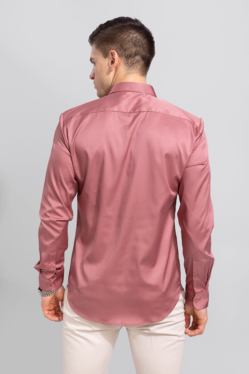 Satiny Peach Shirt