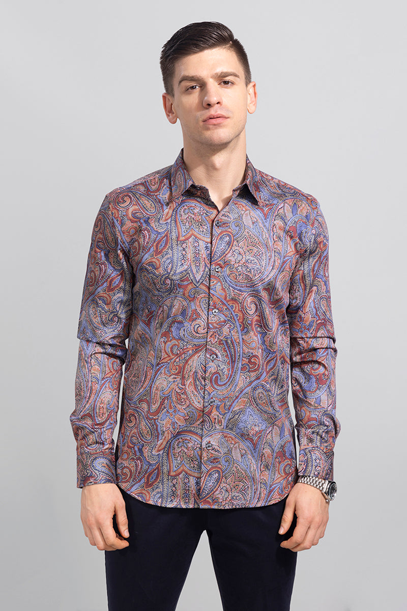 Buy Men's Mixed Print Multicolour Shirt Online | SNITCH