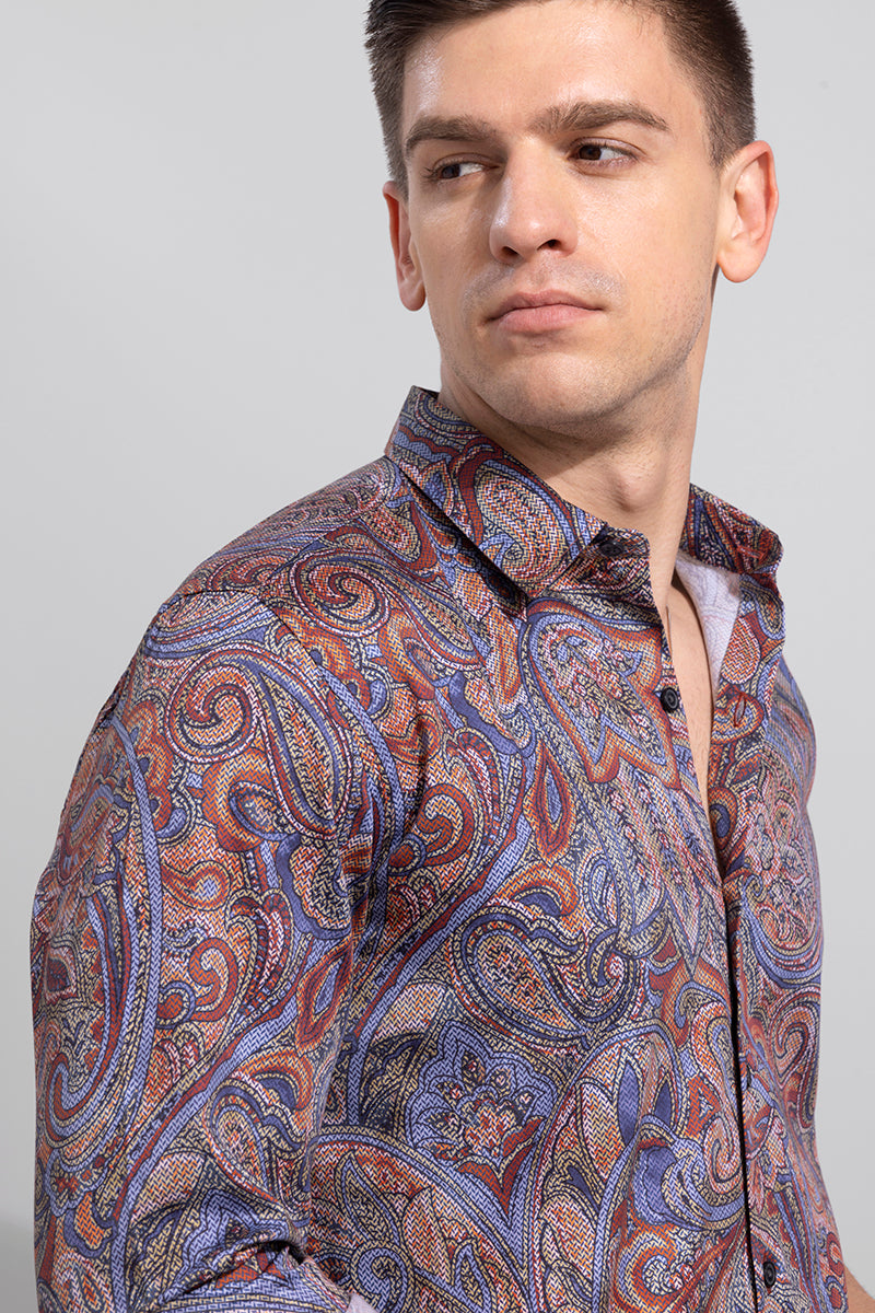 Buy Men's Mixed Print Multicolour Shirt Online | SNITCH