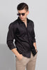 Satiny Black Shirt