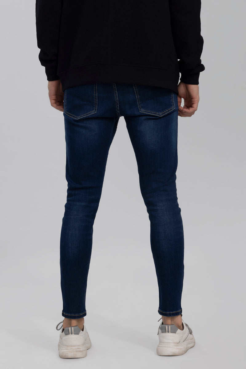 Rebel Dark Blue Skinny Jeans