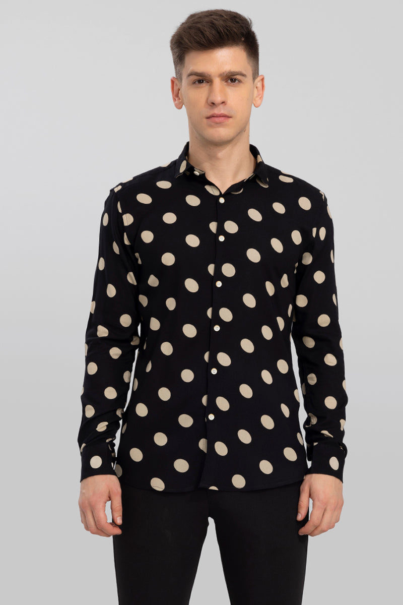 Mottle Black Shirt